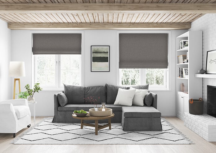 Stamford, Granite - Twist&Fit Roman Blind - Image 5